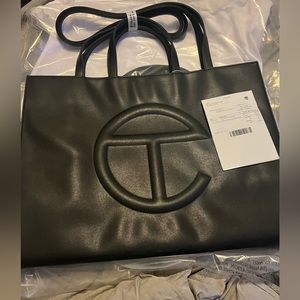 Large Black Telfar bag